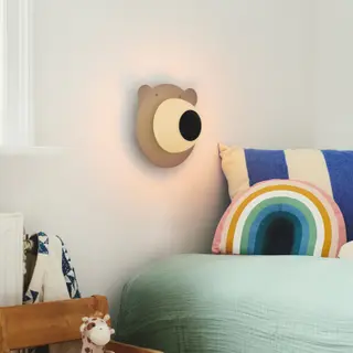 Produktfoto för Nordlux - Browna Bear Vägglampa Brown Nordlux