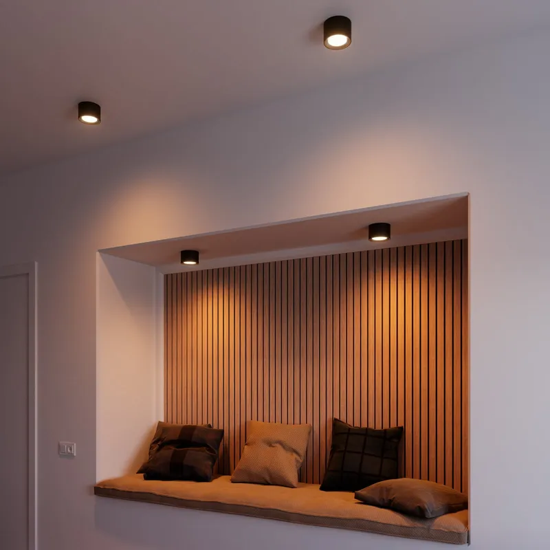 Alternativ bild 0 för Nordlux - Landon Smart Plafond Black Nordlux