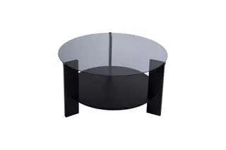 Produktfoto för NORDV&Auml;RK Clara - Wood Black, Fume Soffbord