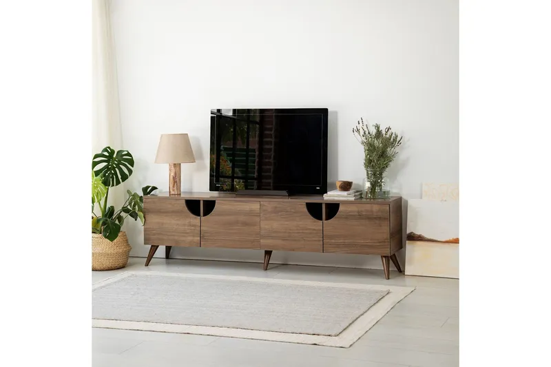 Bild 1 för NORDV&Auml;RK Grotte TV Stand, Walnut