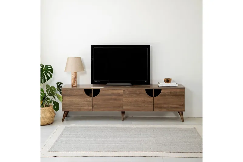 Bild 2 för NORDV&Auml;RK Grotte TV Stand, Walnut