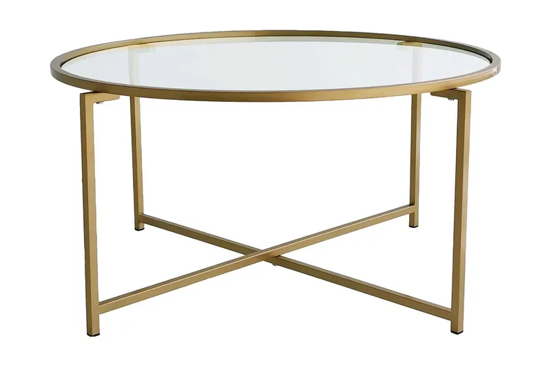 Bild 1 för NORDV&Auml;RK Guld solsoffbord, guld