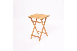 Produktfoto för NORDV&Auml;RK My021 tr&auml;dg&aring;rdsbord, hopf&auml;llbart, fyrkantigt - naturf&auml;rgad bok (60x60)