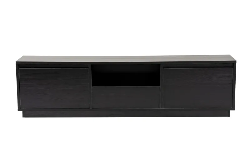 Bild 1 för NORDV&Auml;RK Vanguard TV-bord, w. 3 d&ouml;rrar och 1 fack - svart tr&auml;melamin (160x29,5)