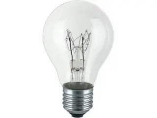 Produktfoto för Normalformad glödlampa klart glas E27 40W