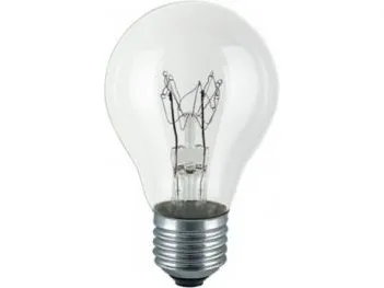 Alternativ bild 0 för Normalformad glödlampa klart glas E27 40W