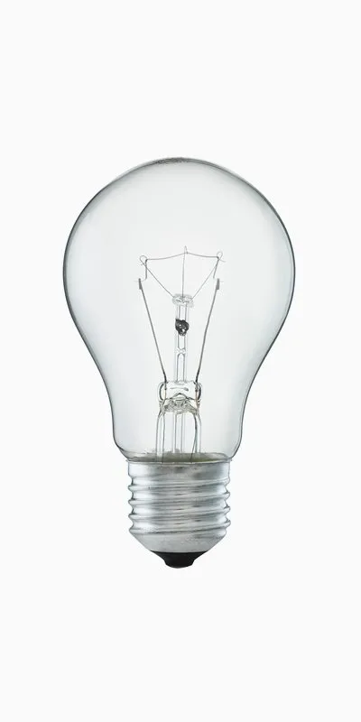 Alternativ bild 0 för Normalformad glödlampa klart glas E27 40W