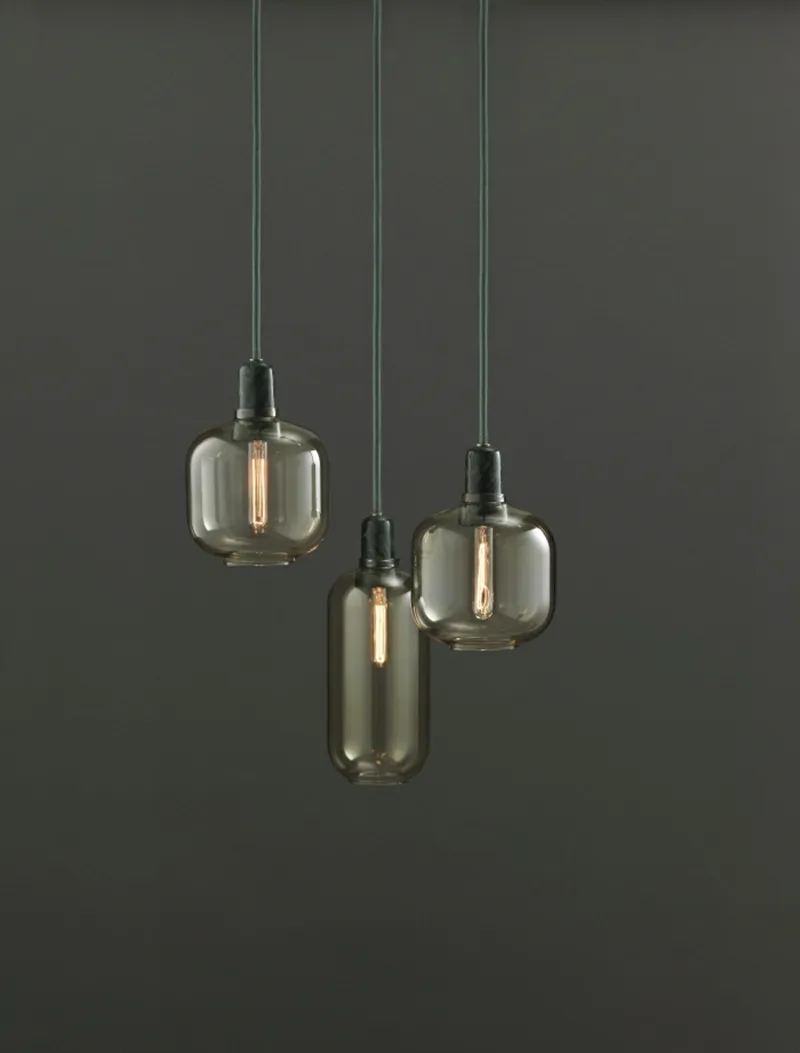 Bild 3 för Normann Copenhagen - Amp Taklampa Large Guld/Grön Normann Copenhagen