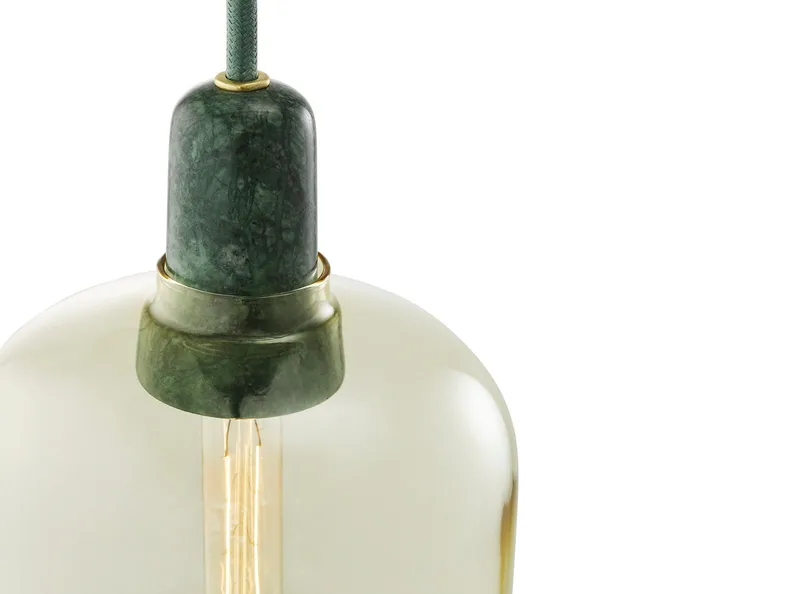 Bild 1 för Normann Copenhagen - Amp Taklampa Small Guld/Grön Normann Copenhagen