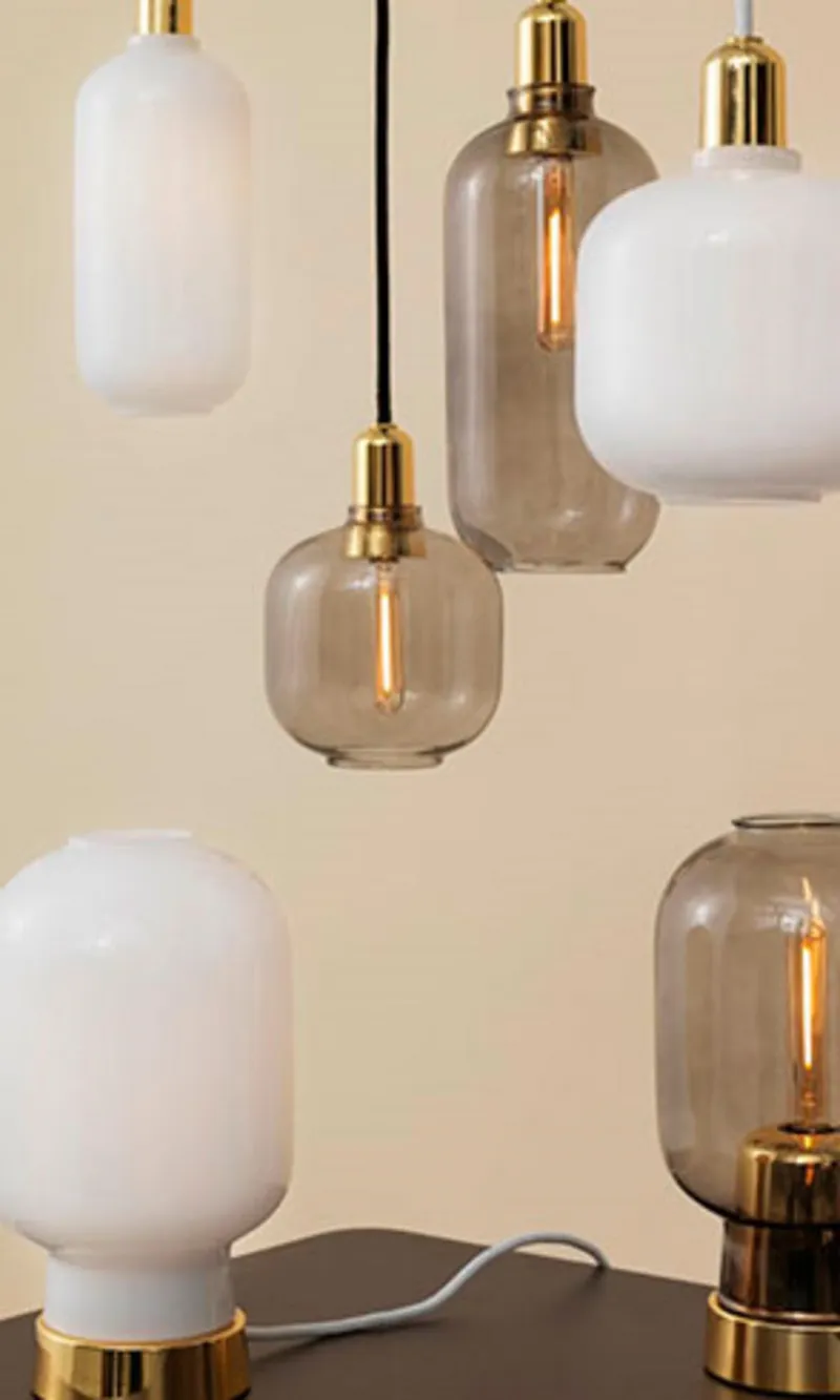 Bild 4 för Normann Copenhagen - Amp Taklampa Small Rök/Mässing Normann Copenhagen