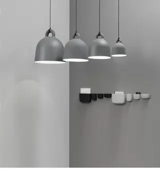 Produktfoto för Normann Copenhagen - Bell Taklampa Medium Grå Normann Copenhagen