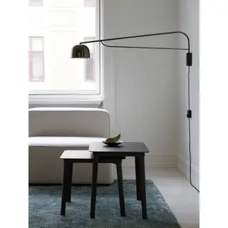 Produktfoto för Normann Copenhagen - Grant Vägglampa Lamp 111 cm Svart Normann Copenhagen