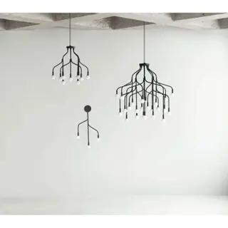 Produktfoto för Normann Copenhagen - Vekst Taklampa Large Black Normann Copenhagen