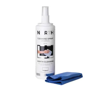 Produktfoto för NORTH Cleaning Kit for TV Fluid 250ml and Cleaning Cloth