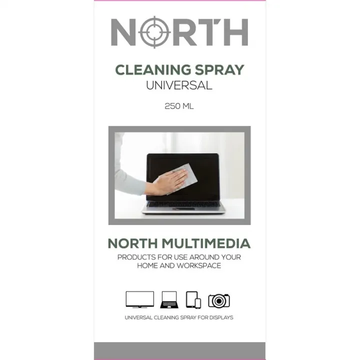 Alternativ bild 0 för NORTH Cleaning kit Universal Cleaning Spray and Microfiber cloth