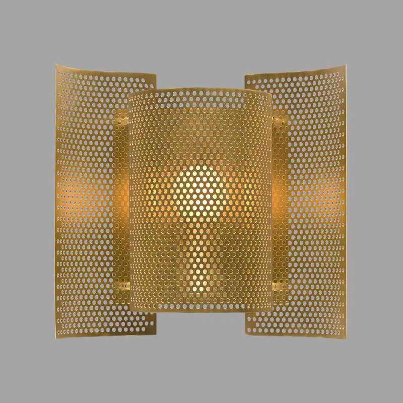 Bild 3 för Northern - Butterfly Perforated Vägglampa Brass