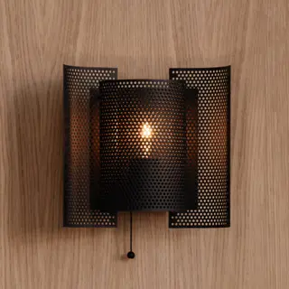Produktfoto för Northern - Butterfly Vägglampa Perforated Black