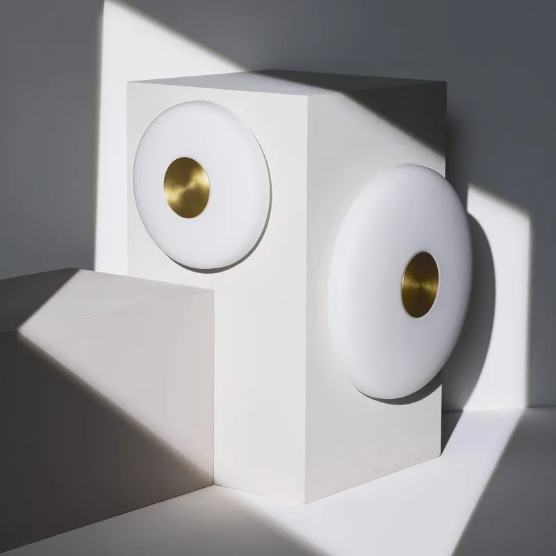 Bild 4 för Northern Glint vägglampa Ø25 cm Opalglas vit