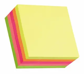 Produktfoto för Notisblock Stick n Notes 76x76 mm flerfärgad