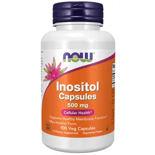 Produktfoto för NOW Inositol 500 mg 100 kapslar