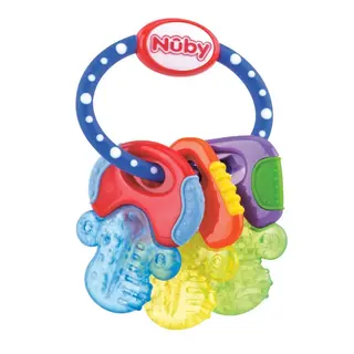 Produktfoto för Nuby Bitleksak IcyBite Nycklar (Blå)