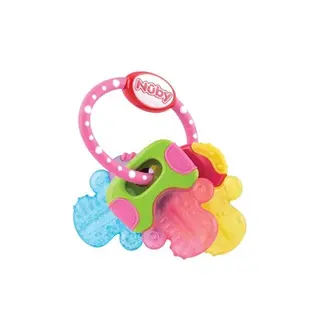 Produktfoto för Nuby Bitleksak IcyBite Nycklar (Rosa)