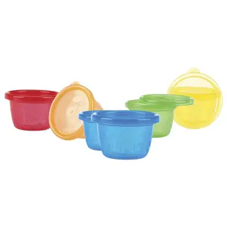 Produktfoto för Nuby snack bowl set - 6p - 120ml 1 st