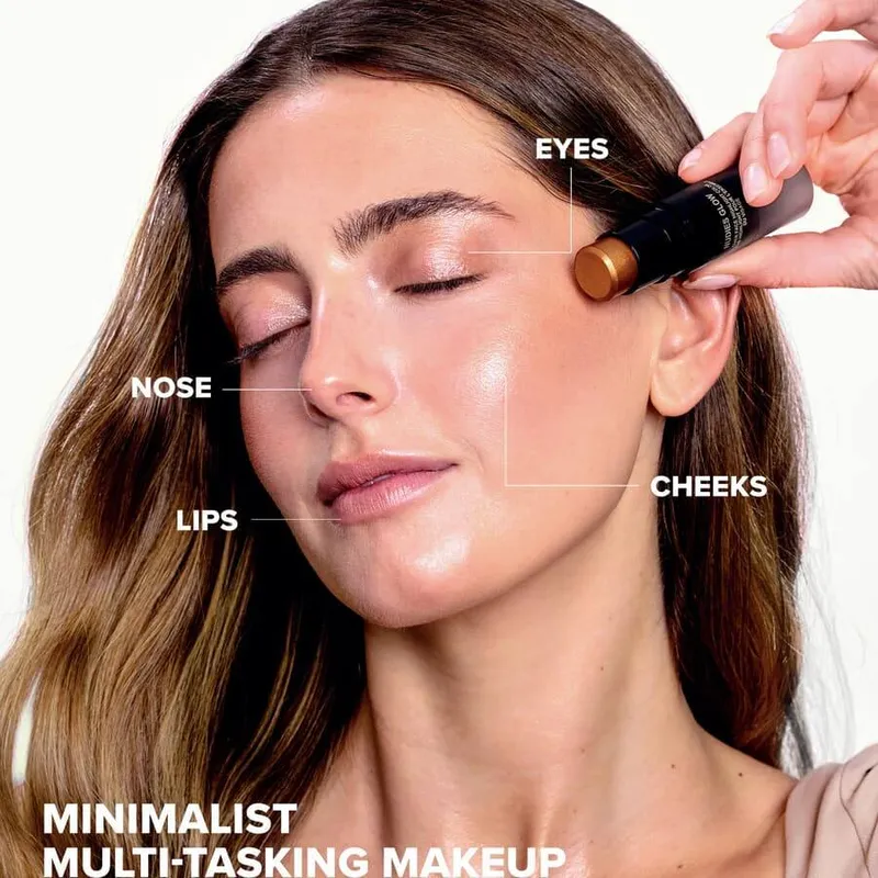 Bild 3 för Nudestix, Nudies All Over, Glow, Blush Stick, Brown Sugar, 8 g