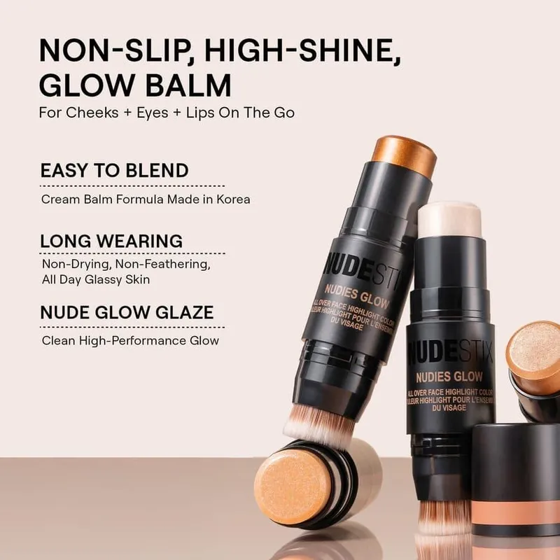 Bild 7 för Nudestix, Nudies All Over, Glow, Blush Stick, Brown Sugar, 8 g