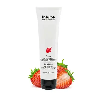 Produktfoto för Nuei: Inlube Strawberry, Aloe Vera Sliding Gel, 100 ml