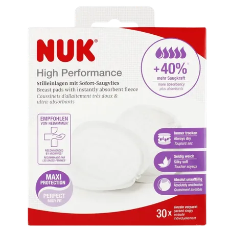 Bild 1 för NUK amningsinlägg High Performance 30-pack