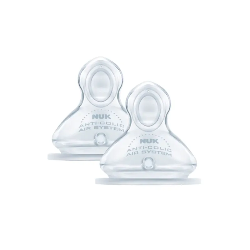 Bild 2 för NUK dinapp First Choice+ silicon 2-pack, stl M (0-6 mån)