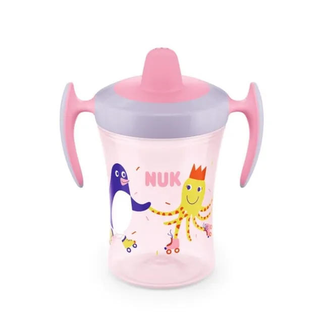 Alternativ bild 0 för NUK drickpipsflaska Evolution Trainer Cup 230 ml, rosa