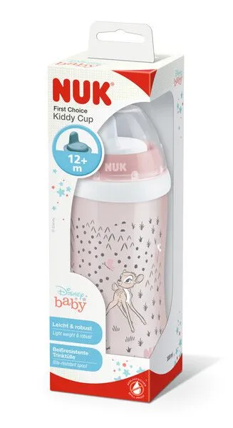 Bild 2 för NUK drickpipsmugg Kiddy Cup 150 ml, bambi