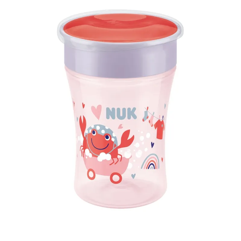 Bild 2 för NUK Evolution Magic Cup 230 ml, röd