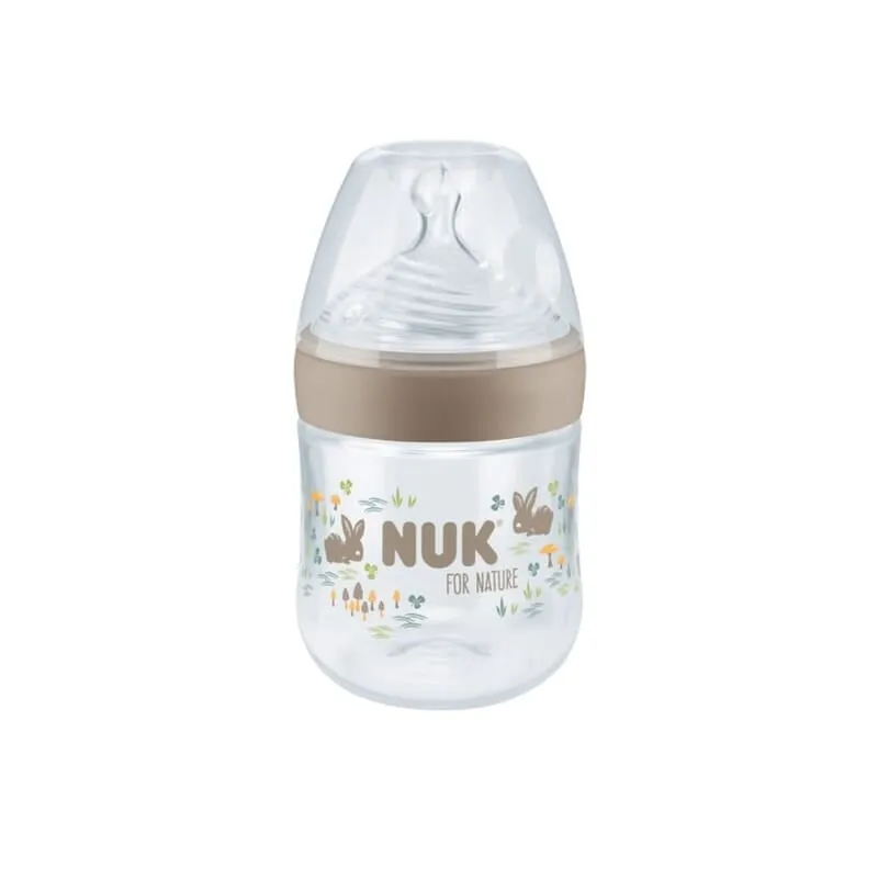 Bild 1 för NUK for Nature nappflaska 150 ml, beige