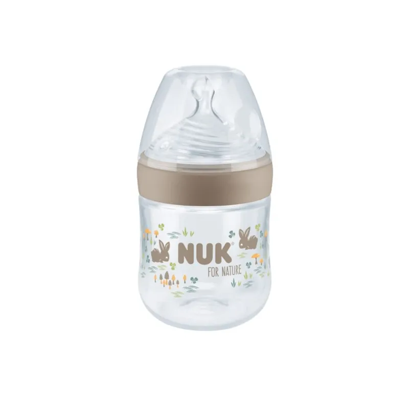 Bild 2 för NUK for Nature nappflaska 150 ml, beige