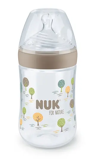 Produktfoto för NUK for Nature nappflaska 260 ml, beige