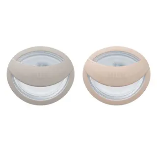 Produktfoto för NUK napp Mommyfeel silikon 2-pack 0-9 mån, grå