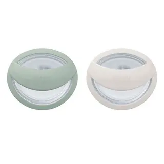 Produktfoto för NUK napp Mommyfeel silikon 2-pack 0-9 mån, grön