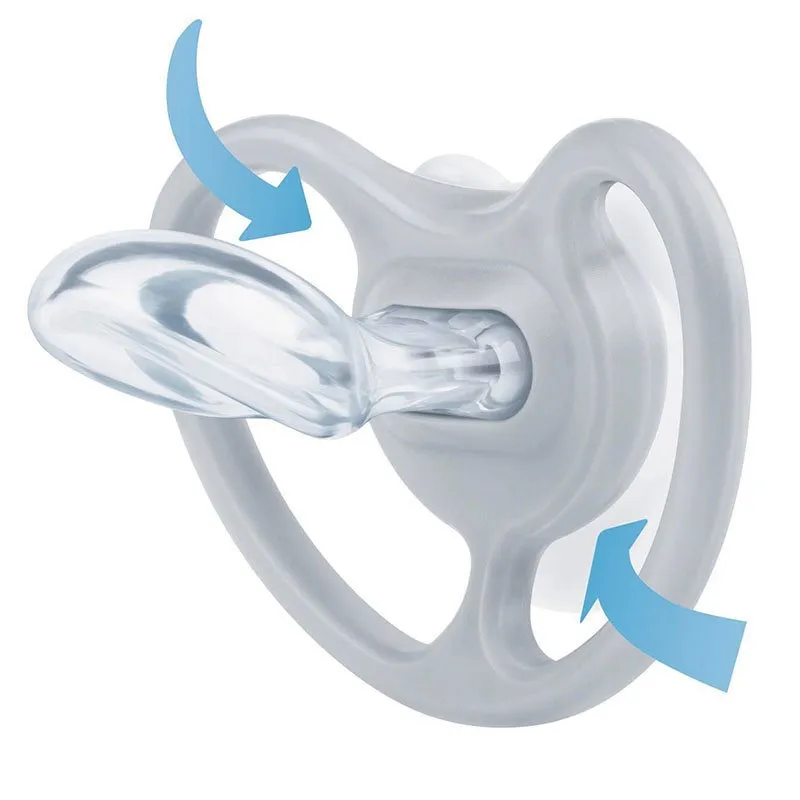 Bild 2 för NUK napp Pacifier Space Night & Day 2-pack 0-6 mån, lejon