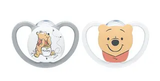 Produktfoto för NUK napp Pacifier Star 6-18 mån, Nalle Puh