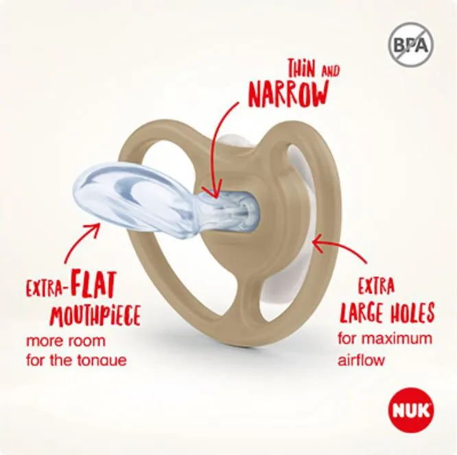 Bild 2 för NUK napp Pacifier Star 6-18 mån, Nalle Puh