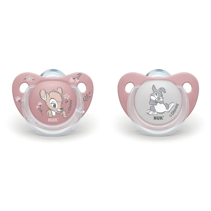 Bild 2 för NUK napp Pacifier Trendline 0-6 mån, bambi