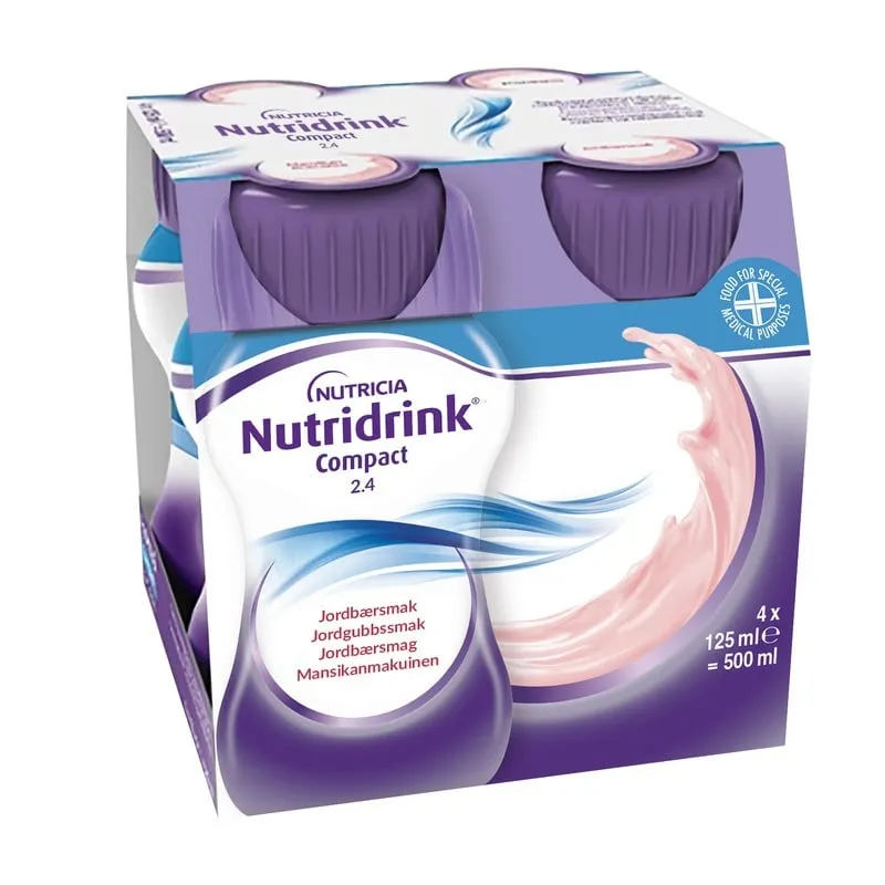 Bild 1 för Nutridrink Compact Jordgubb 4 x 125 ml
