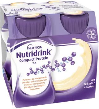 Produktfoto för Nutridrink Compact Protein Persika-Mango 4 x 125 ml