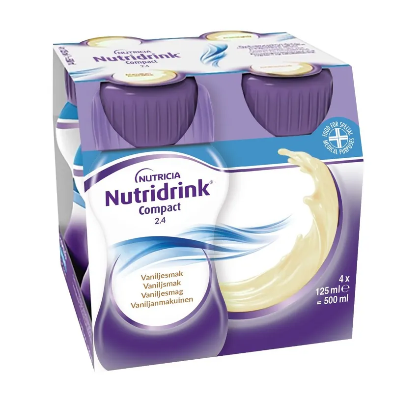 Alternativ bild 0 för Nutridrink Compact Vanilj  4 x 125 ml