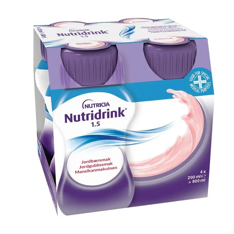 Bild 1 för Nutridrink Jordgubb 4 x 200 ml
