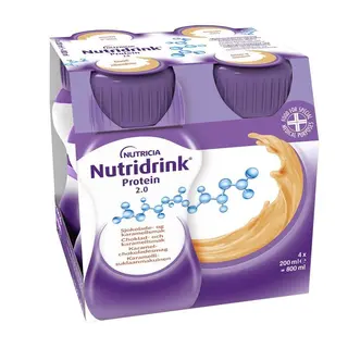 Produktfoto för Nutridrink Protein 2.0 Karamell-kola 4 x 200 ml