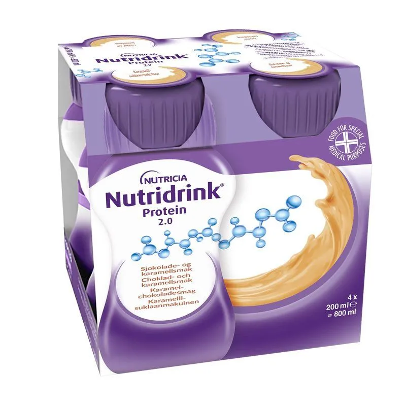 Bild 1 för Nutridrink Protein 2.0 Karamell-kola 4 x 200 ml